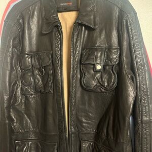 Black Leather Jacket for Men